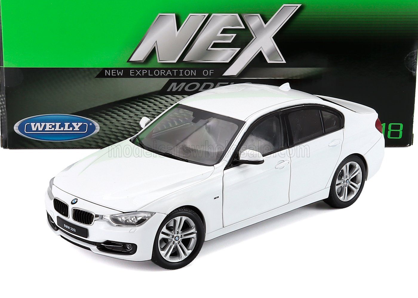1:18 Welly - 2012 BMW 3-Series 335i (F30) White