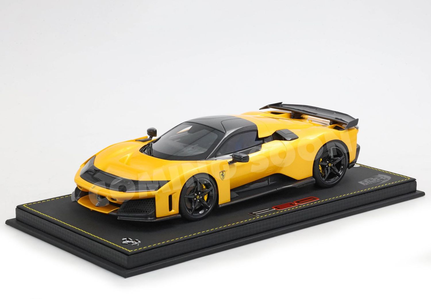 1:18 BBR - 2024 Ferrari F80 Giallo Tristrato Yellow *Carbon Wheels*