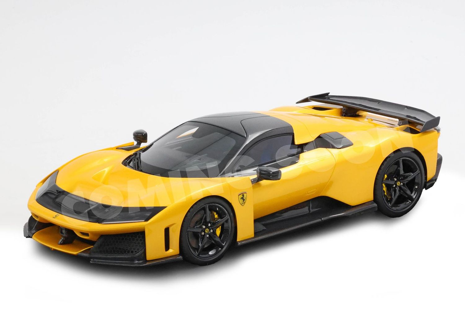1:18 BBR - 2024 Ferrari F80 Giallo Tristrato Yellow *Carbon Wheels*