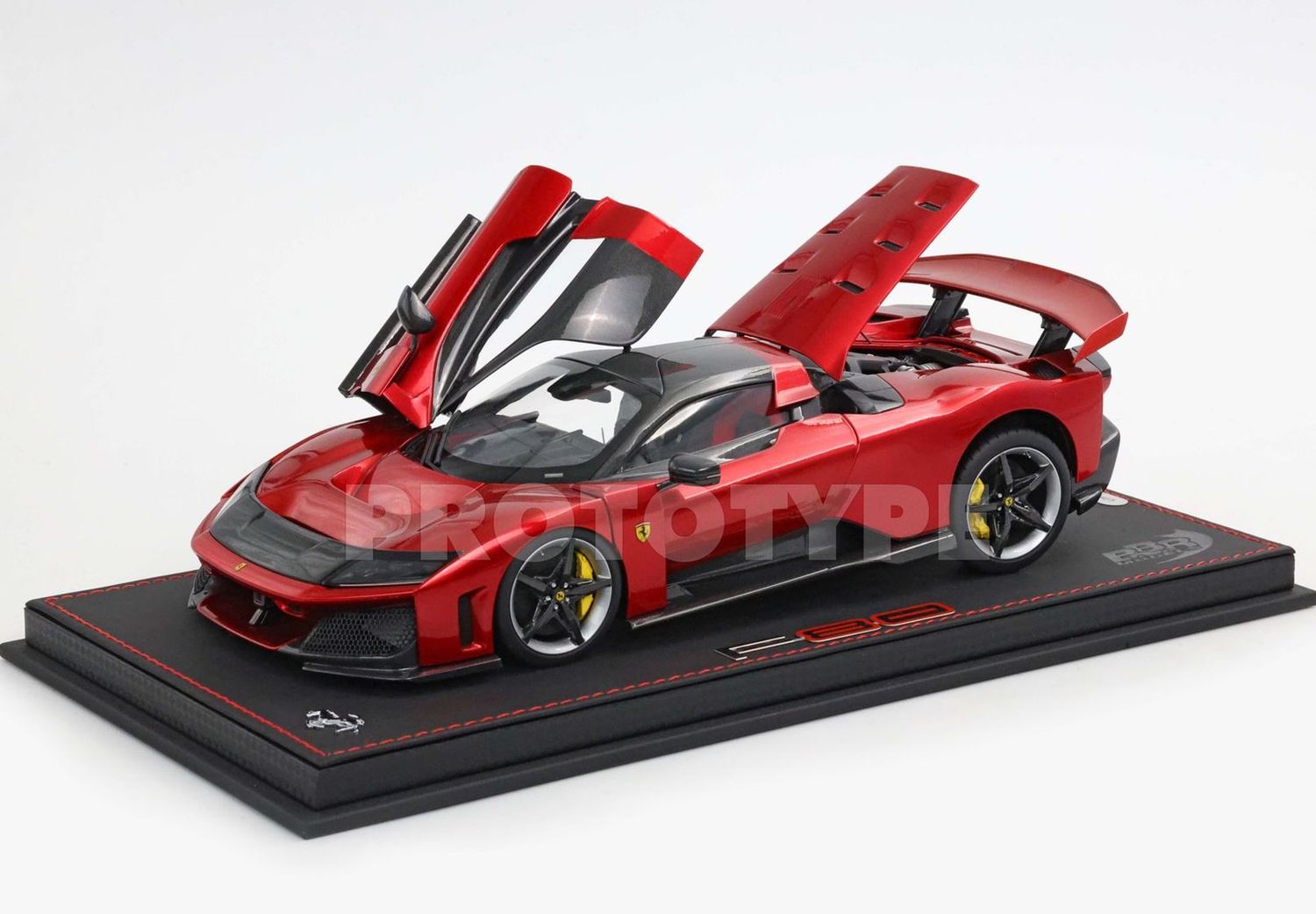 1:18 BBR - 2024 Ferrari F80 Rame Rosso Supercar Red Metallic *Bicolor Wheels*