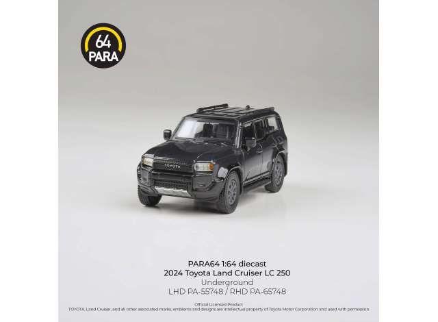 1:64 Para64 - 2025 Toyota Land Cruiser 250 Prado LHD Grey