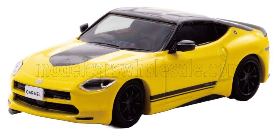 1:64 Car-Nel - 2023 Nissan Fairlady Z ST Customized Edition Yellow Black