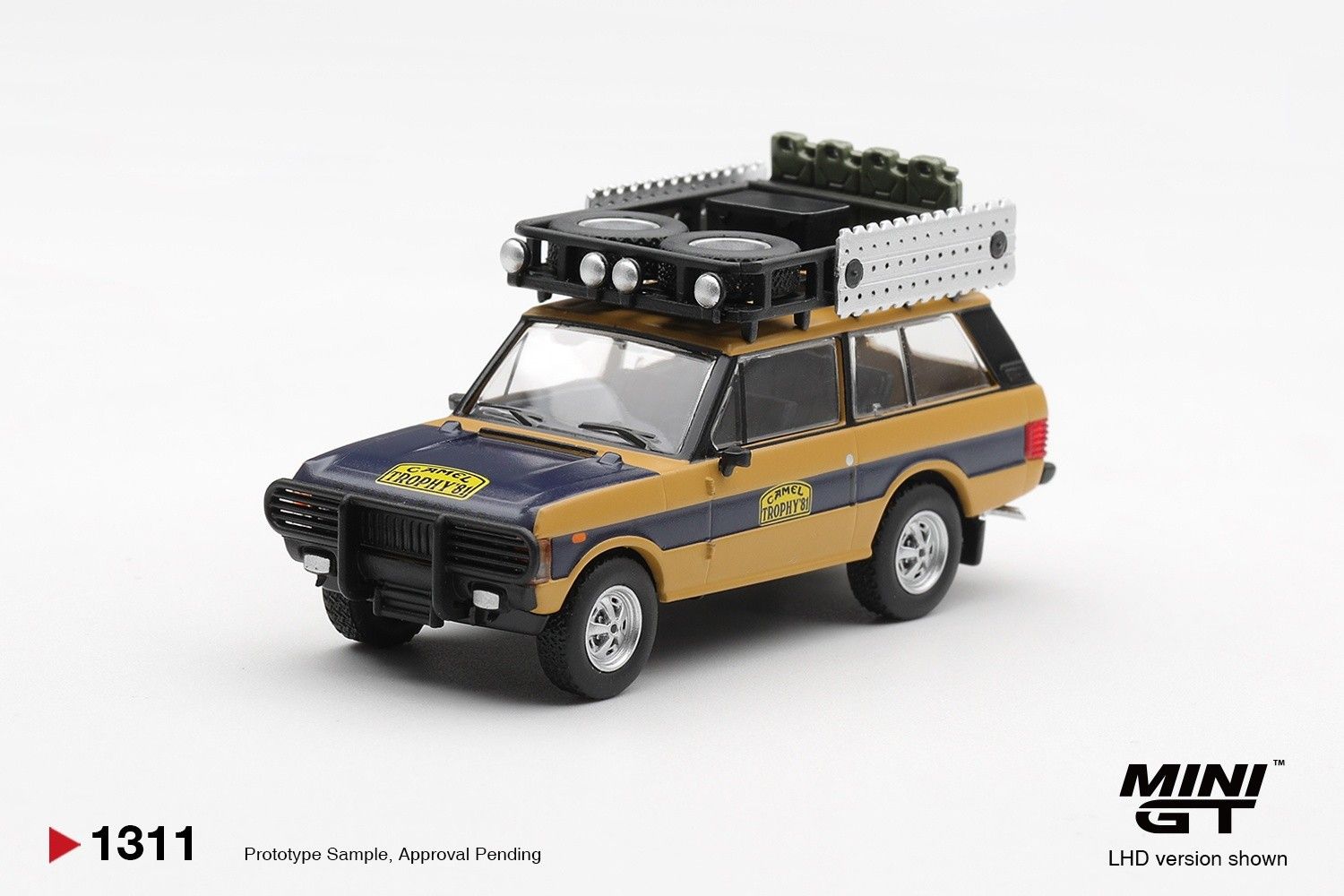 1:64 Mini GT - 1981 Land Rover Range Rover *Camel Trophy* N. Sudmann/F. Hofmann Sumatra