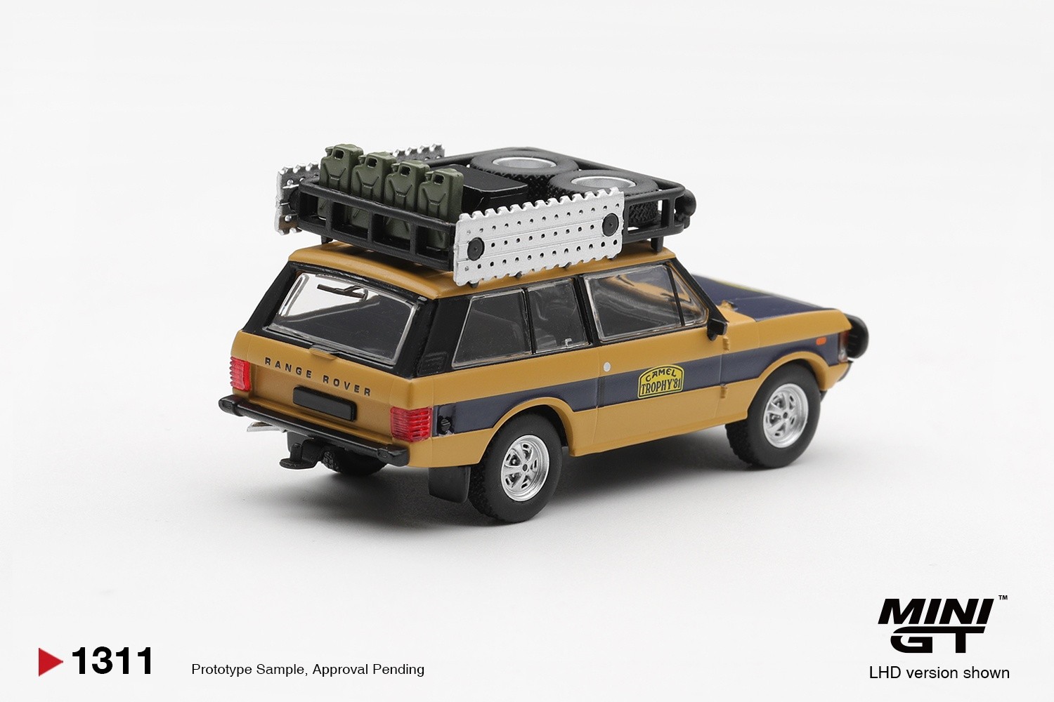 1:64 Mini GT - 1981 Land Rover Range Rover *Camel Trophy* N. Sudmann/F. Hofmann Sumatra