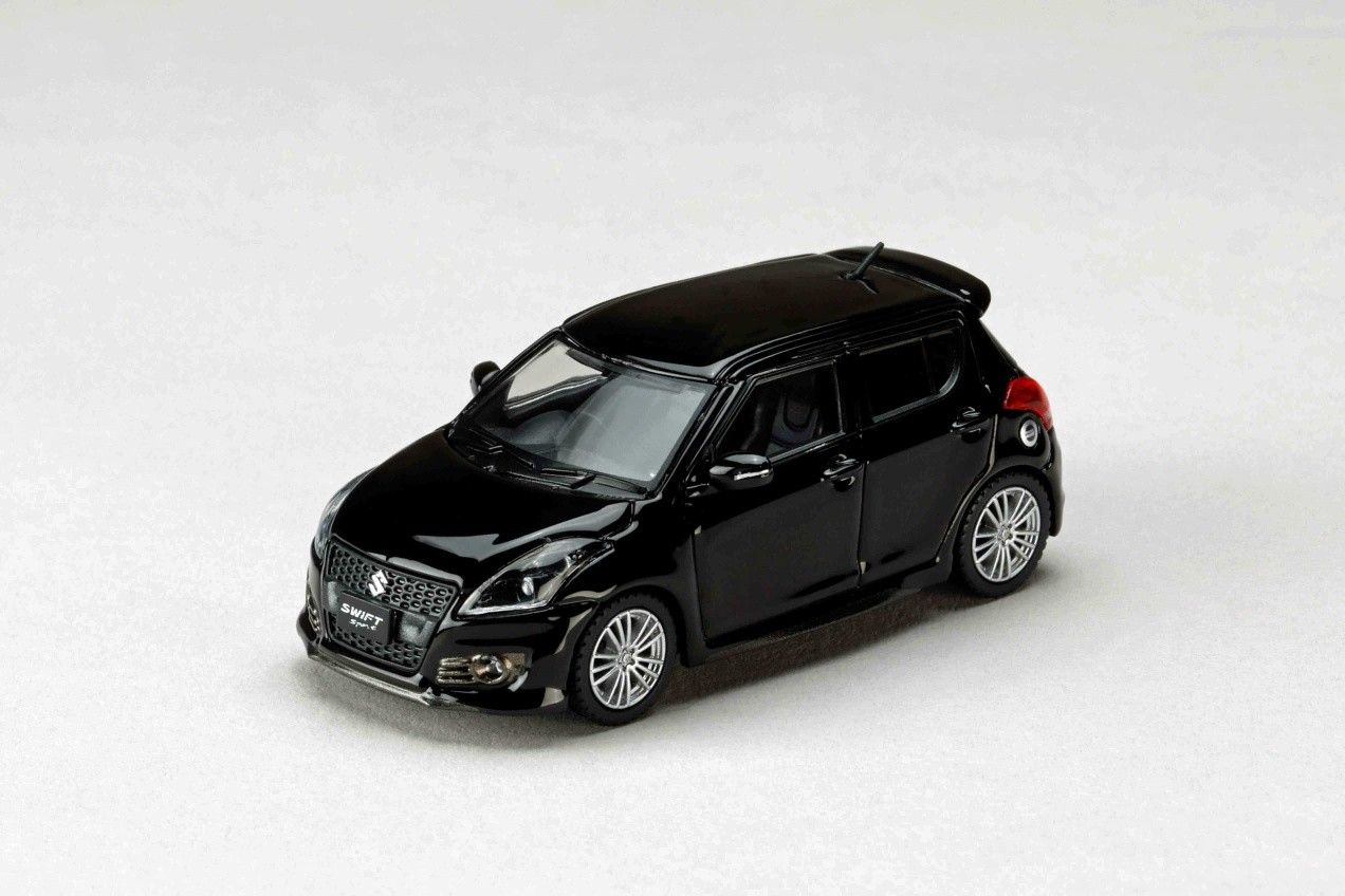 1:64 Hobby Japan - Suzuki Swift Sport ZC32S Genuine Aero Parts, super black pearl