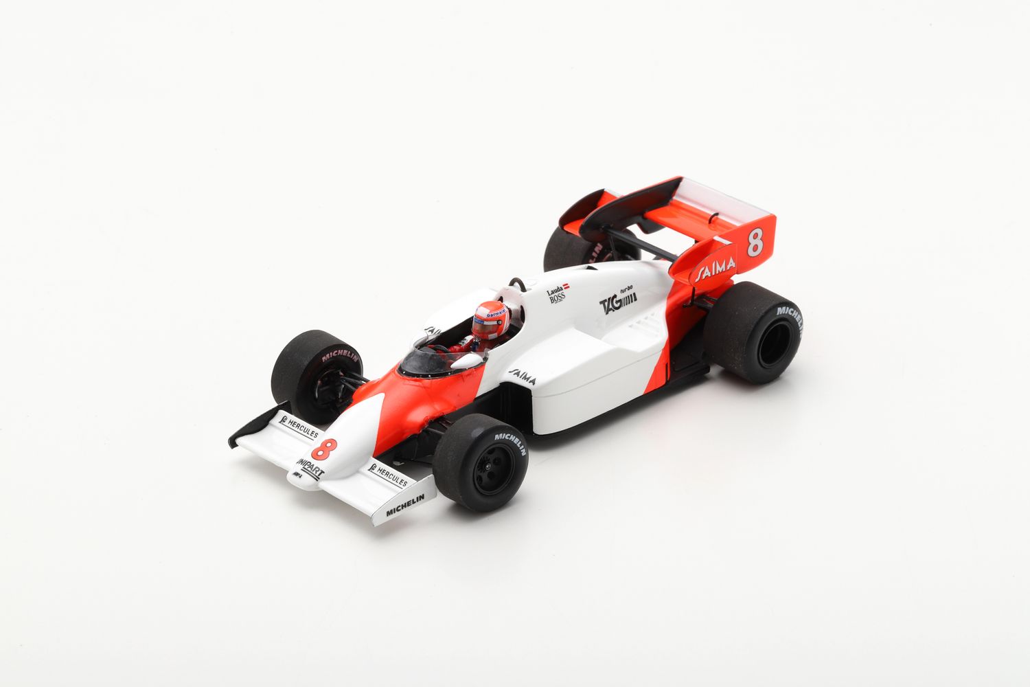 1:43 Spark - McLaren MP4-2 No.8 Winner British GP 1984 Niki Lauda