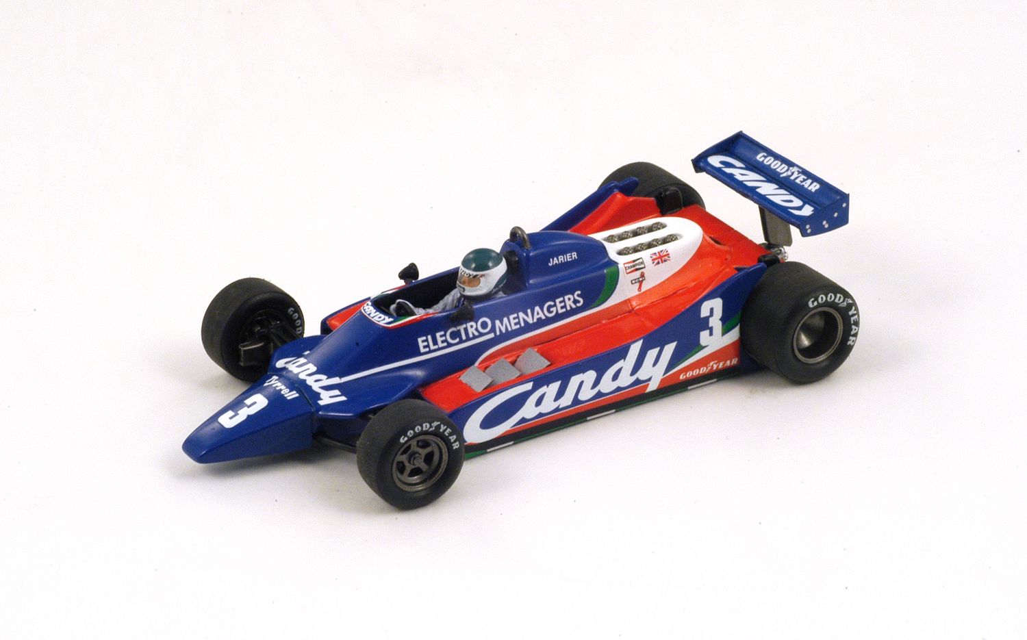 1:43 Spark - Tyrrell 010 No.3 5th Belgian GP 1980 Jean-Pierre Jarier