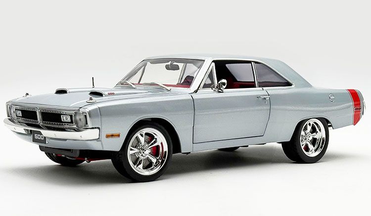 1:18 ACME - 1970 Dodge Dart 440 - Street Machine Custom Titanium Silver