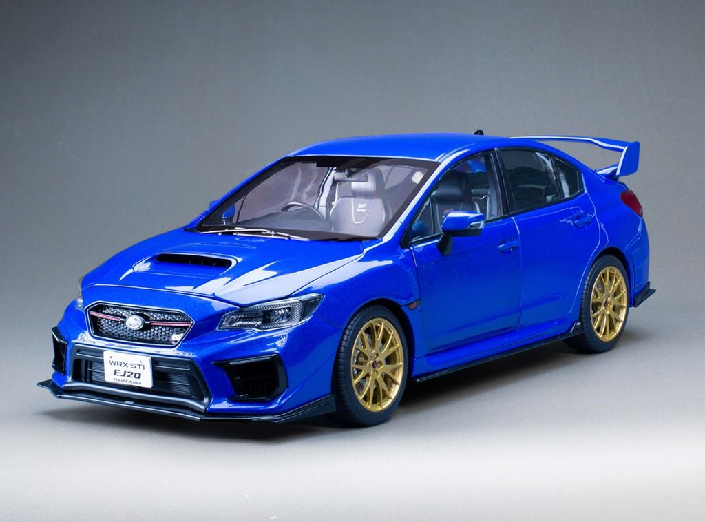 1:18 Sunstar - 2020 Subaru WRX STi EJ20 Final Edition Pearl Blue