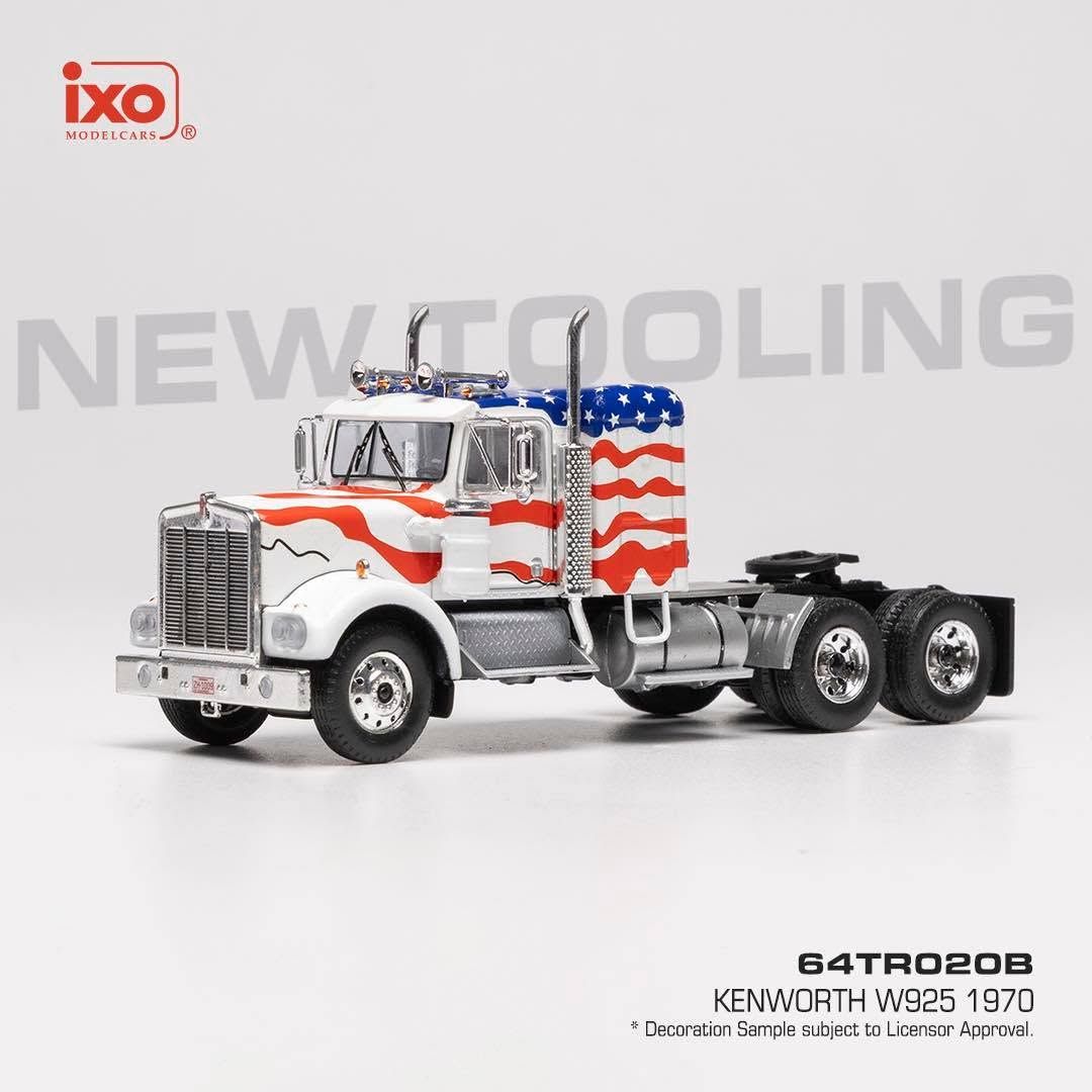 1:64 Ixo - 1970 Kenworth W925, weiss/Dekor 1:64 Ixo - 1970 Kenworth W925, weiss/Dekor