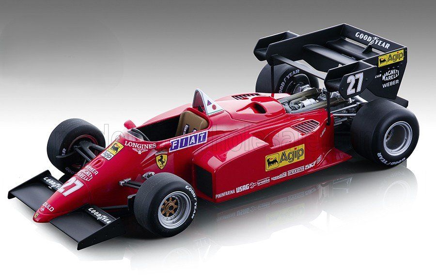 1:12 Tecnomodel - Ferrari F1 126C4-M2 #27 2nd European GP 1984 M. Alboreto