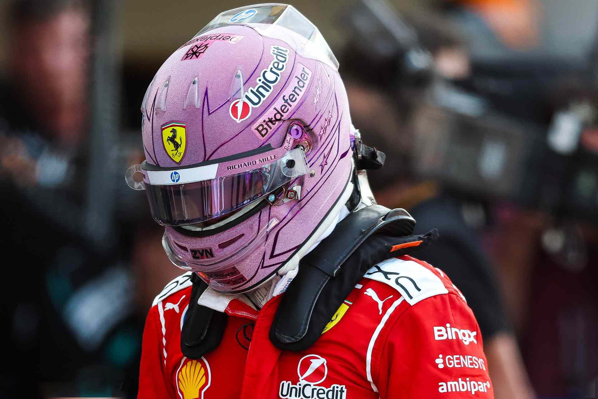 1:5 Looksmart Helmets - Lewis Hamilton – Scuderia Ferrari HP MONACO GP 2026