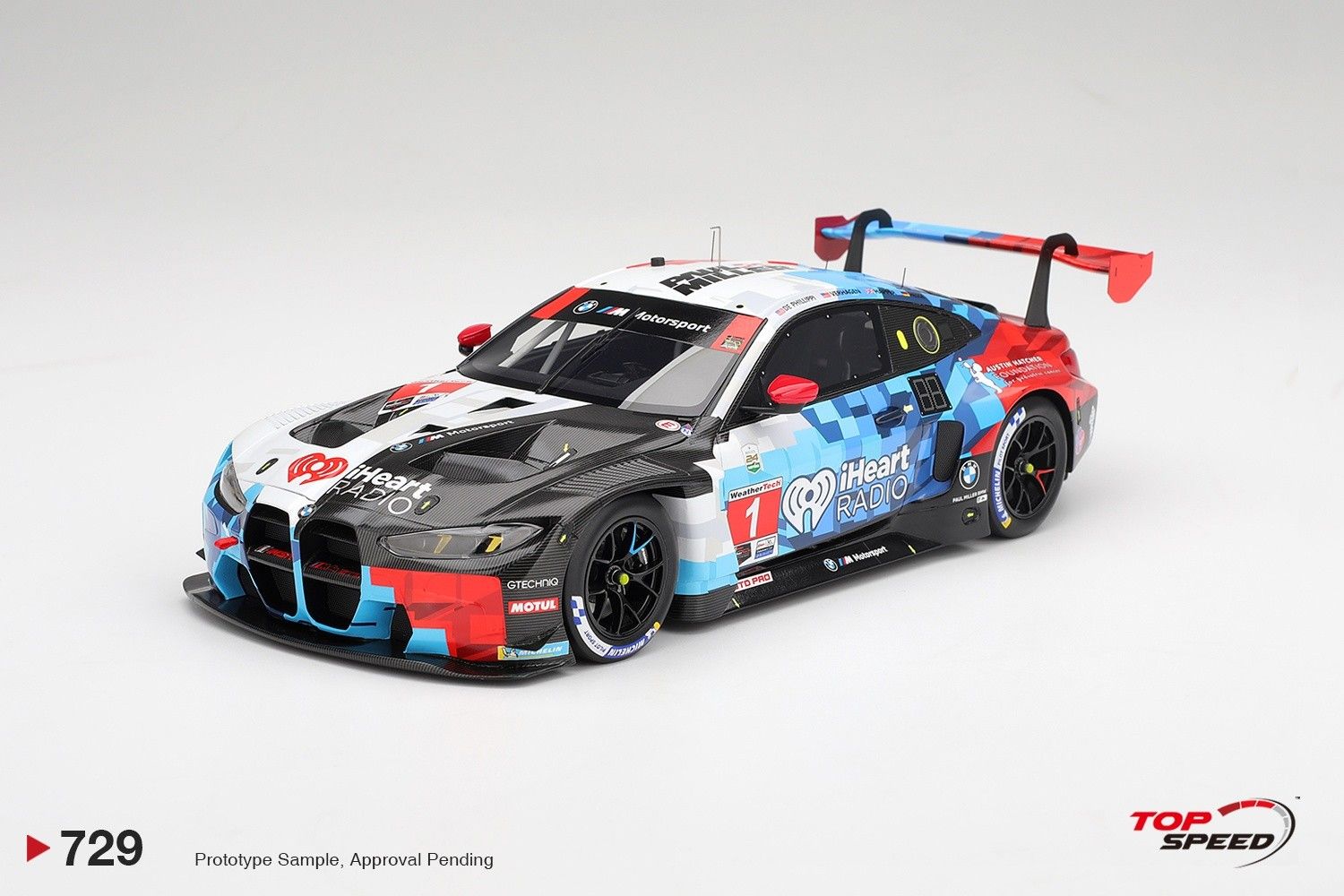 1:18 TSM - BMW 4-Series M4 GT3 Evo 3.0L Turbo Team Paul Miller Racing #1 Winner GTD Pro IMSA 24h Daytona 2026 C. De Phillippi - D. Harper - M. Hesse - N. Verhagen
