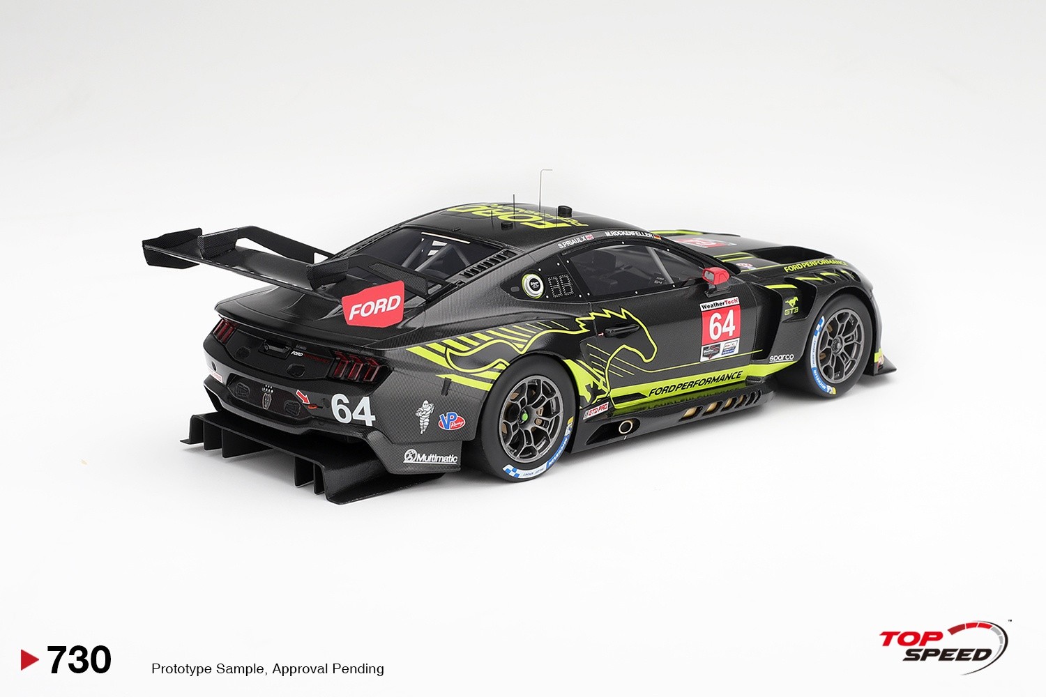 1:18 TSM - Ford Mustang GT3 5.4L V8 Team Multimatic Motorsports #64 IMSA VIR 2025 S. Priaulx - M. Rockenfeller