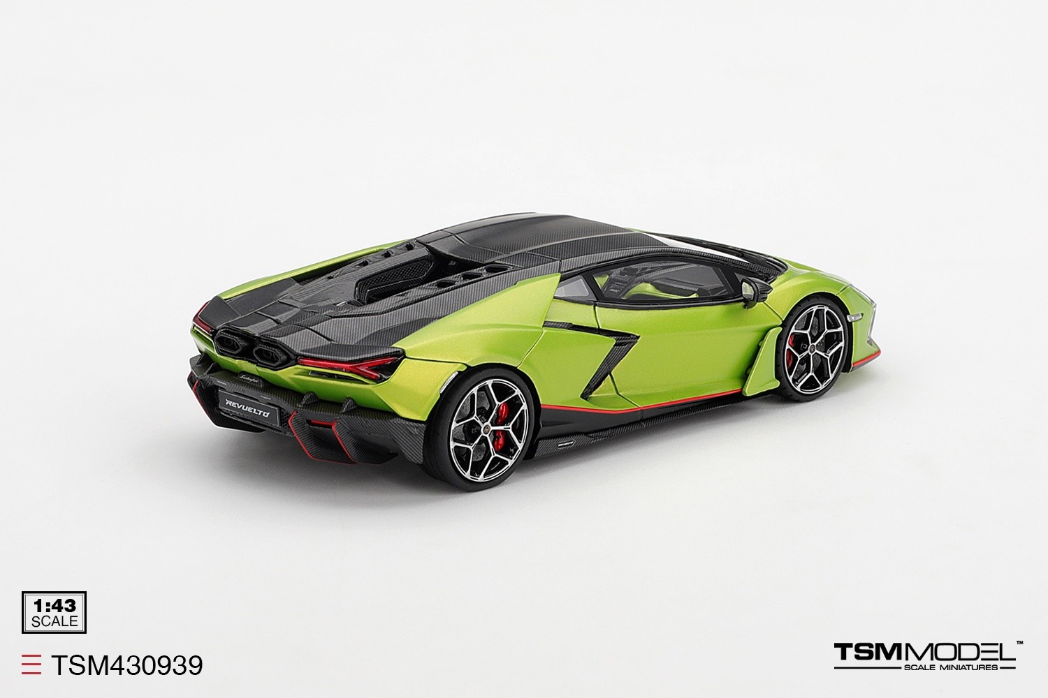 1:43 TSM - 2023 Lamborghini Revuelto Hybrid Verde Citrea Matt Matt Green