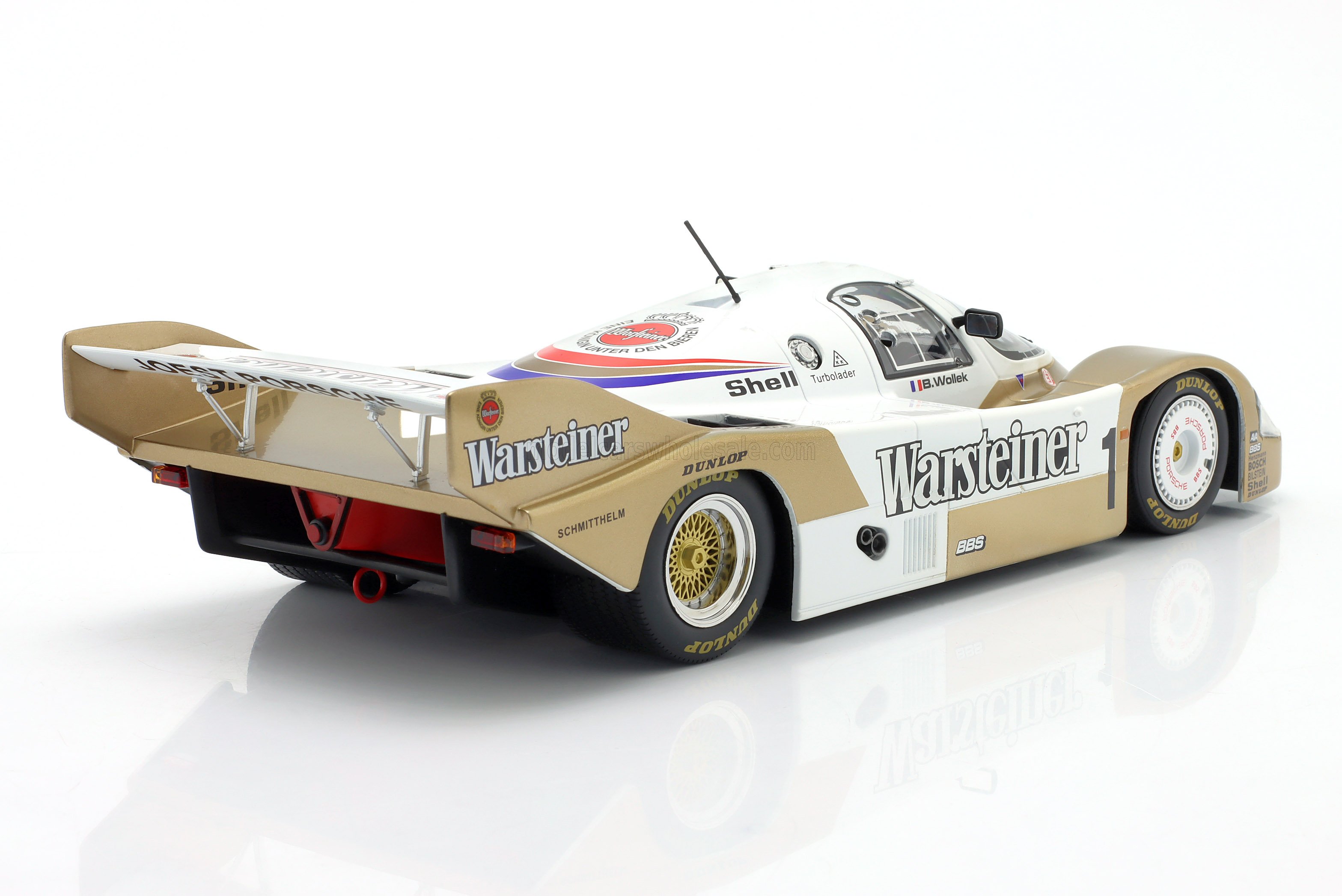 1:18 Werk83 - Porsche 956B Jägermeister Team Brun Motorsport #1 Norisring DRM Champion 1984 S. Bellof