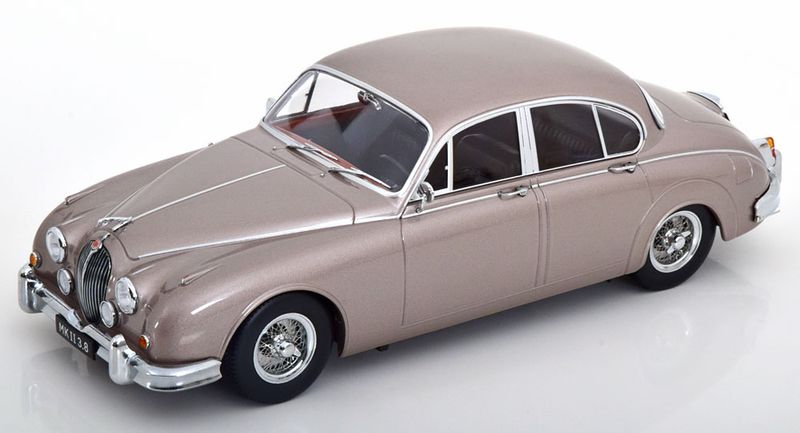 1:18 KK Scale - Jaguar MK II 3.8 LHD 1959 pearl-silber 1:18 KK Scale - Jaguar MK II 3.8 LHD 1959 pearl-silber