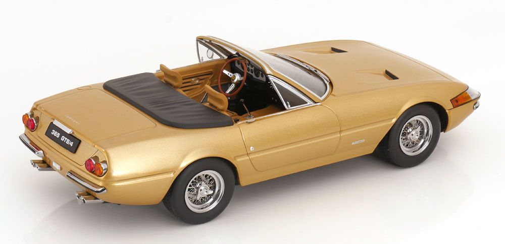 1:18 KK Scale - Ferrari 365 GTS Daytona Cabrio 1.Serie 1969 goldmetallic