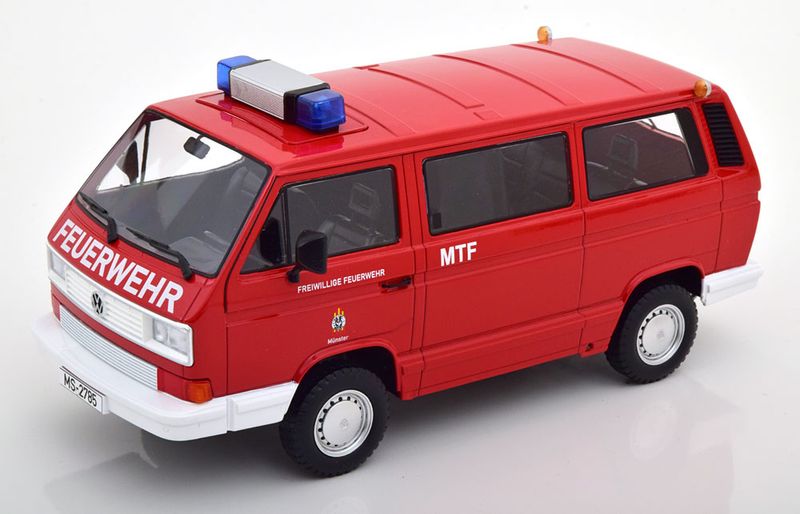1:18 KK Scale - VW T3 Syncro Feuerwehr Münster 1987 1:18 KK Scale - VW T3 Syncro Feuerwehr Münster 1987