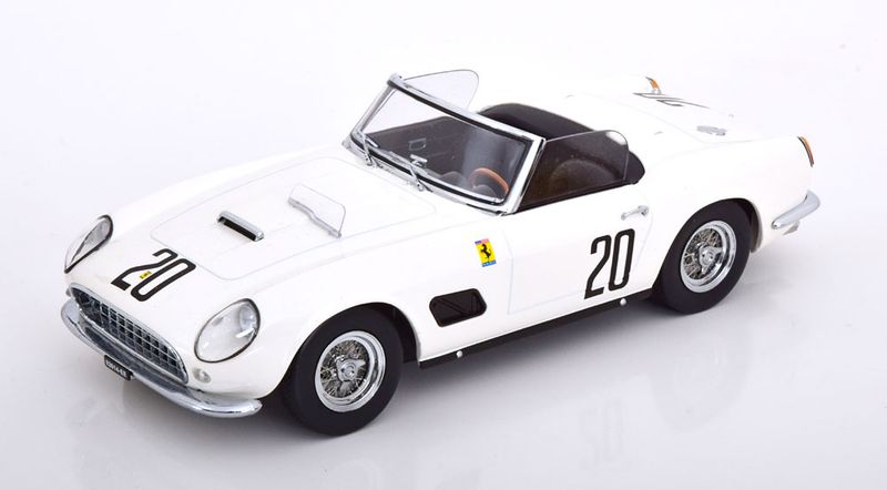 1:18 KK Scale - Ferrari 250 GT California Spyder No.20, Le Mans 1960 weiß 1:18 KK Scale - Ferrari 250 GT California Spyder No.20, Le Mans 1960 weiß
