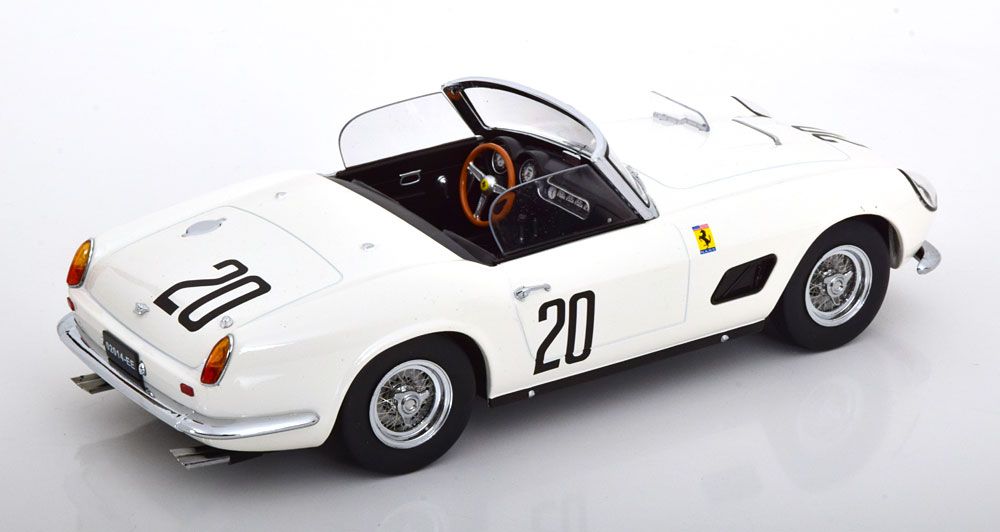 1:18 KK Scale - Ferrari 250 GT California Spyder No.20, Le Mans 1960 weiß