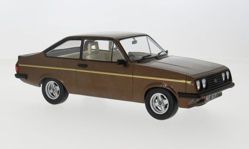 1:18 MCG - 1977 Ford Escort Mk II RS 2000 Dark Brown