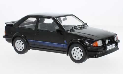 1:18 MCG - 1985 Ford Escort Mk III RS Turbo Black