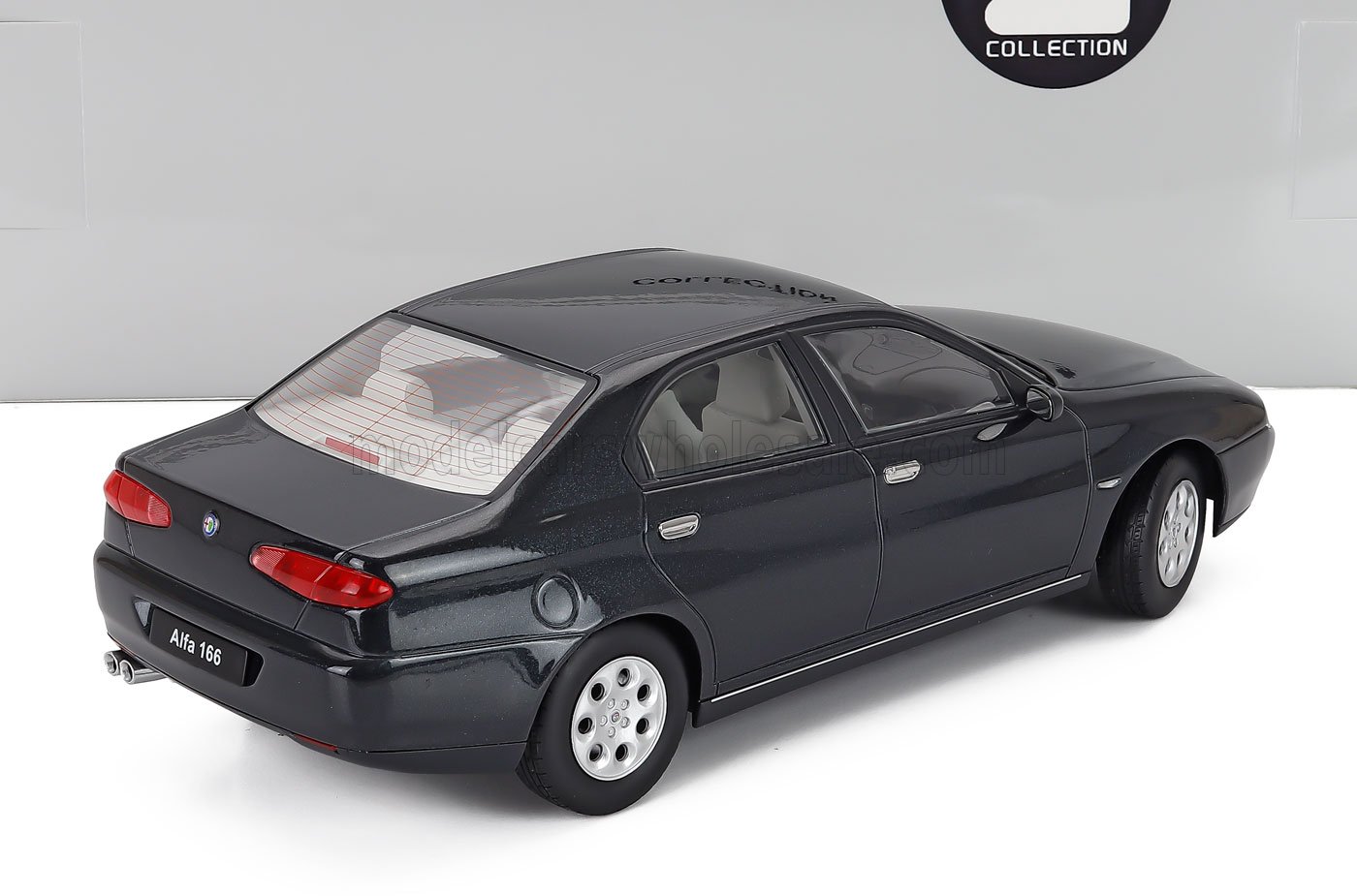 1:18 Triple9 - 1999 Alfa Romeo 166 Grey Blue Metallic