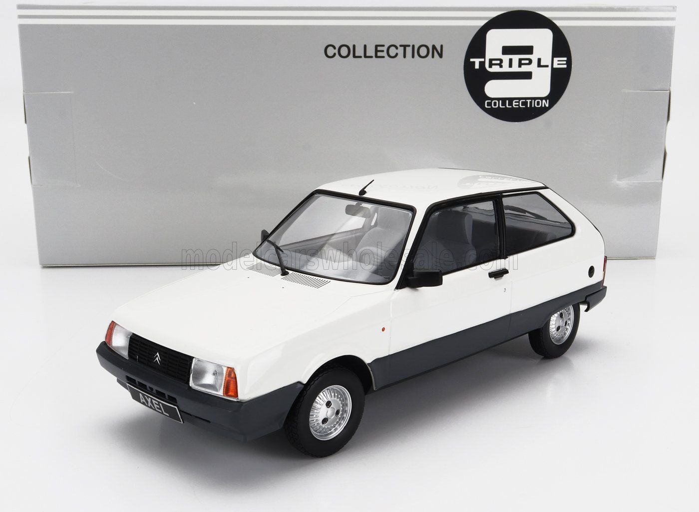 1:18 Triple9 - 1990 Citroën Axel 12 TRS White