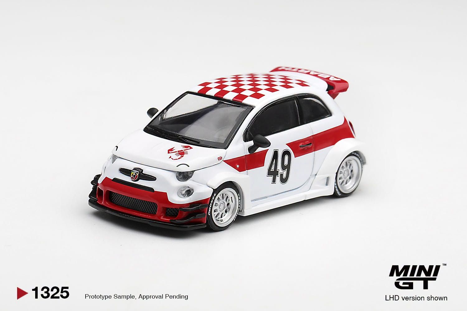 1:64 Mini GT - 2026 Fiat 595 Abarth LB-Works X Abas Works 1000 TC Tribute