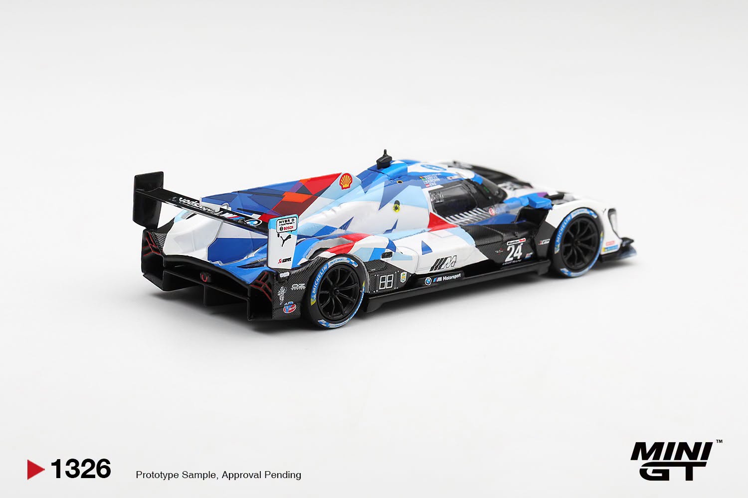 1:64 Mini GT - 2024 BMW M Hybrid V8 GTP #24 BMW M Team RLL Daytona 24 hrs