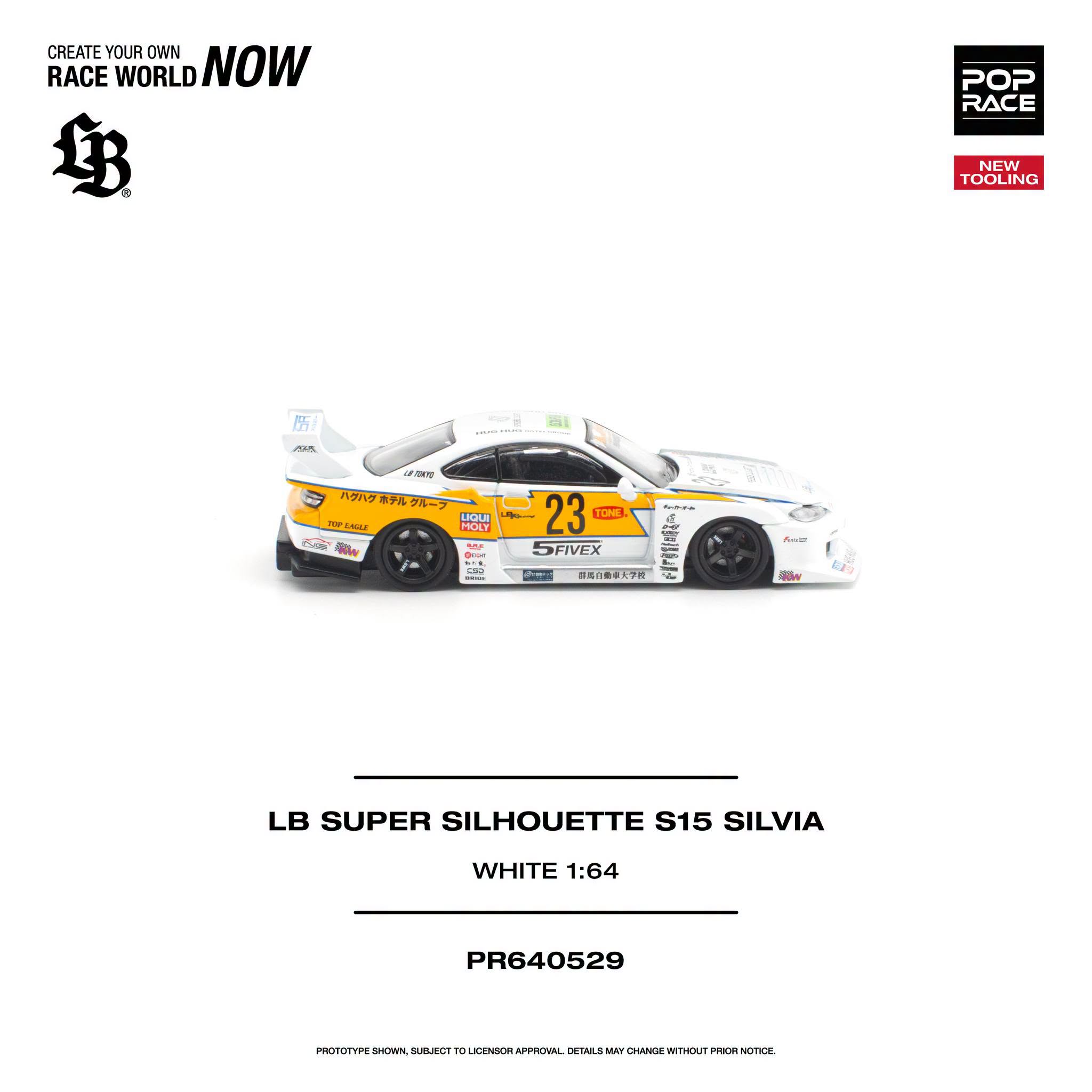 1:64 Pop Race Limited - LB Super Silhouette S15 Silvia