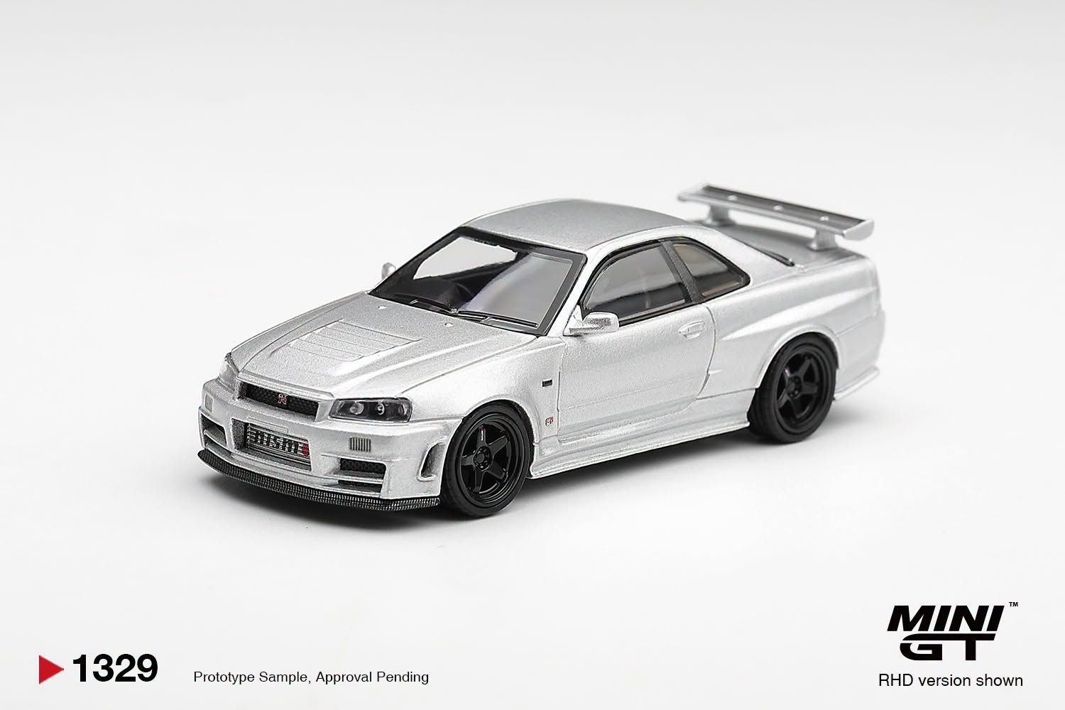 1:64 Mini GT - 1999 Nissan Skyline GT-R (R34) Z-Tune, silver metallic