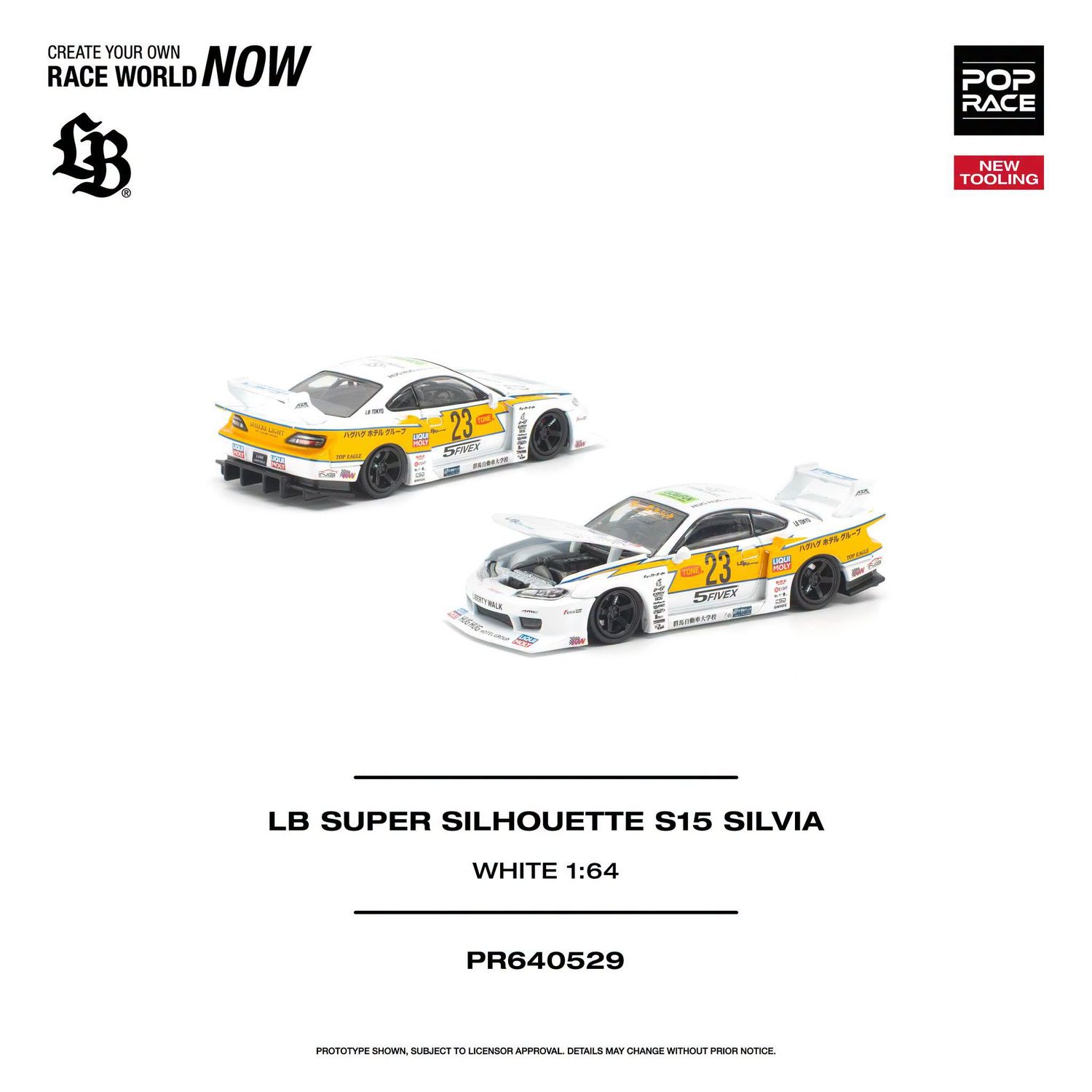 1:64 Pop Race Limited - LB Super Silhouette S15 Silvia