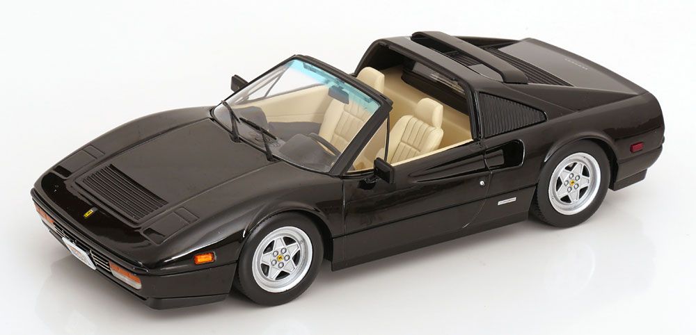 1:18 KK Scale - Ferrari 328 GTS US-Version Miami Vice 1985 schwarz