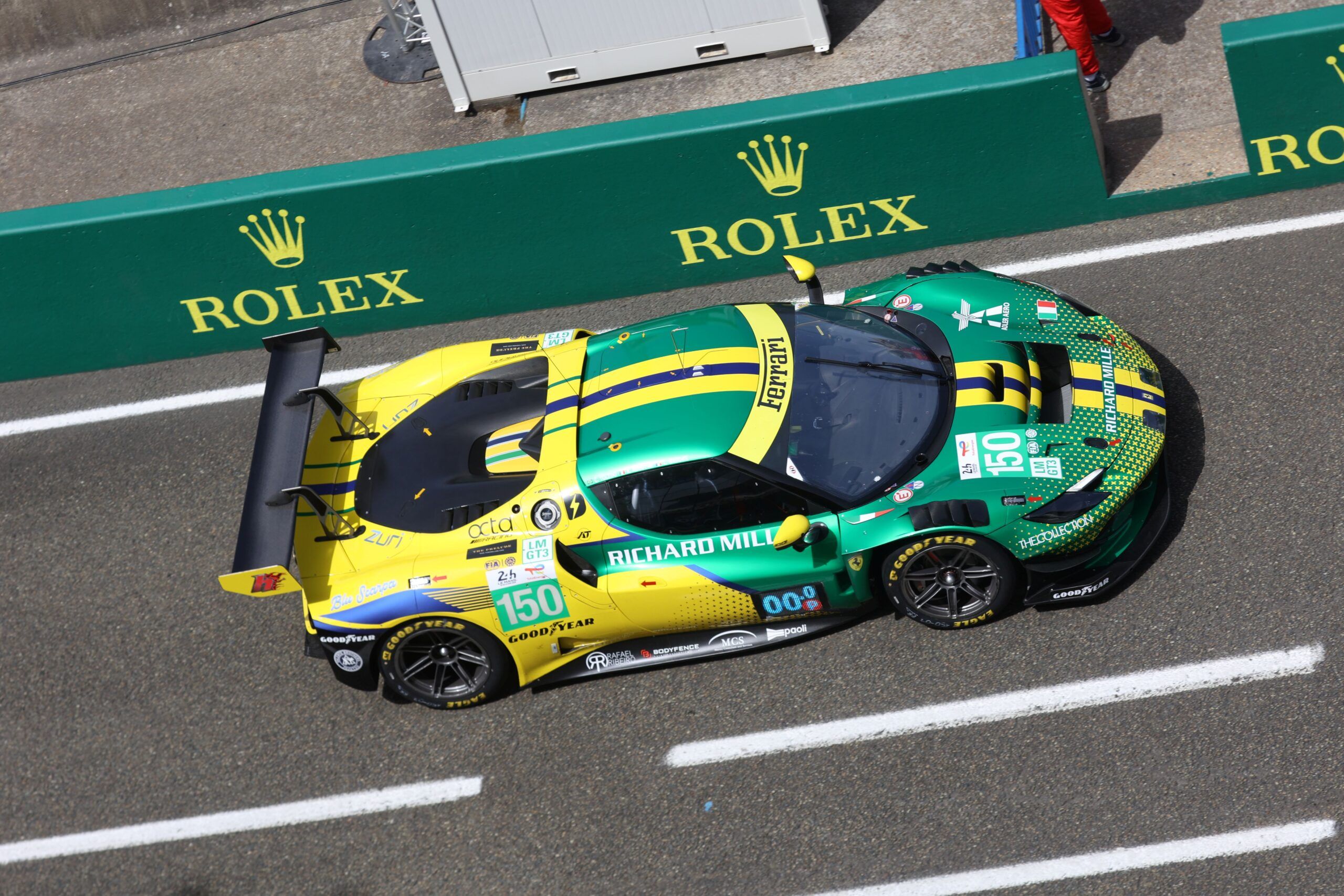 1:18 Looksmart - Ferrari 296 GT3 Evo 3.0L Twin Turbo V6 Team Richard Mille AF Corse #150 24h Le Mans 2026 R. Agostini - C. Toledo - L. Wadoux