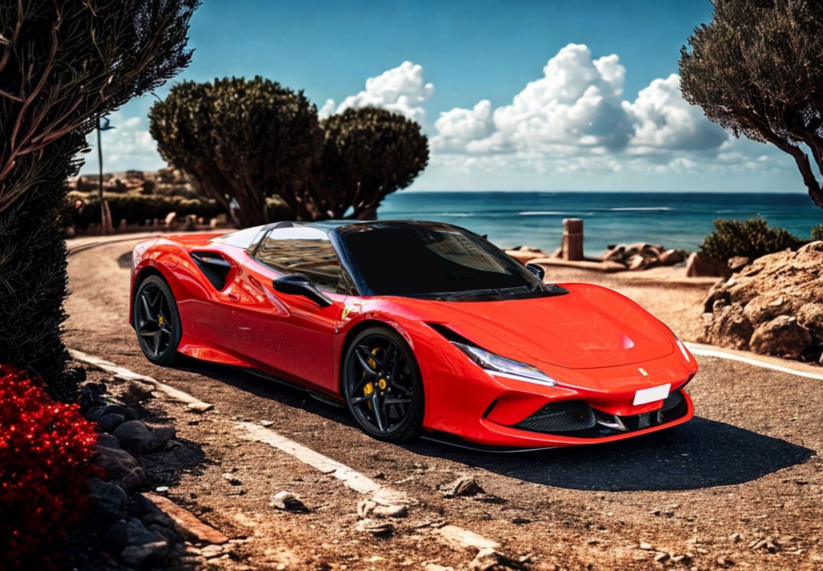 1:18 BBR - 2019 Ferrari F8 Tributo Spider Rosso Corsa Red *Mit Vitrine*