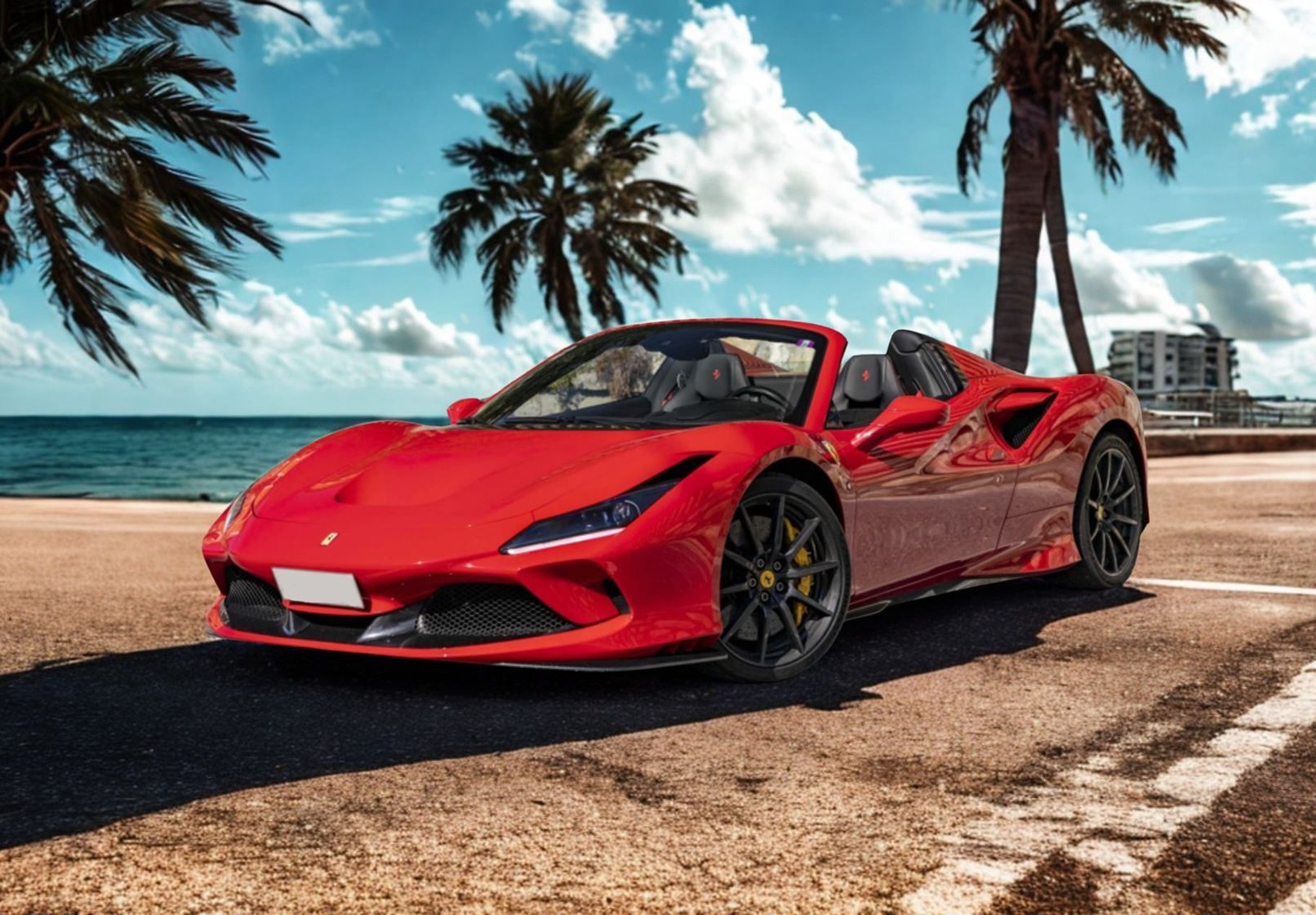 1:18 BBR - 2019 Ferrari F8 Tributo Spider Rosso Corsa Red *Mit Vitrine*