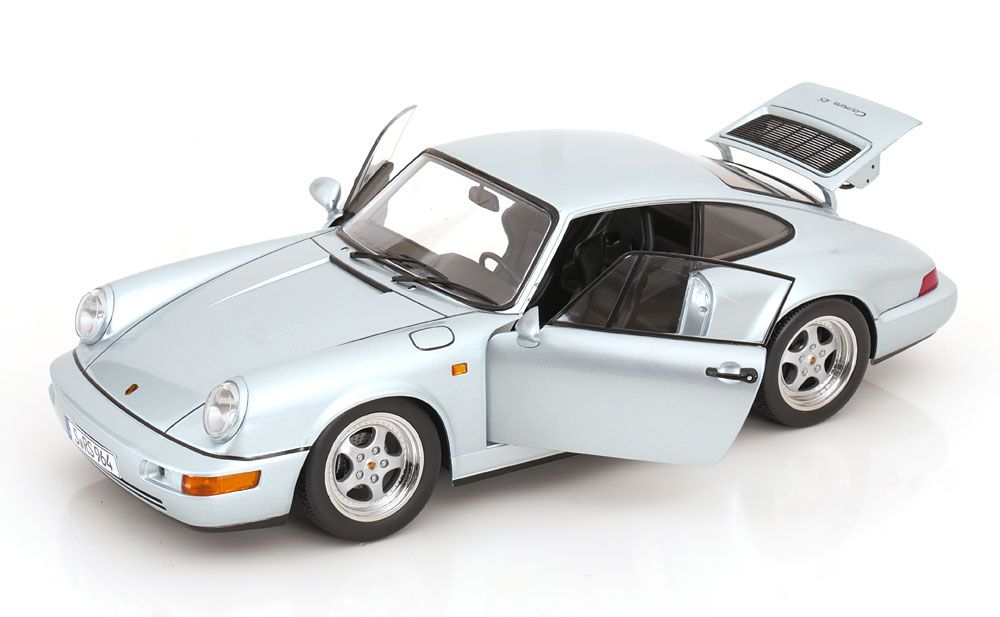1:12 KK Scale - Porsche 911 (964) RS mit Speedline Felgen 1992 polar-silber