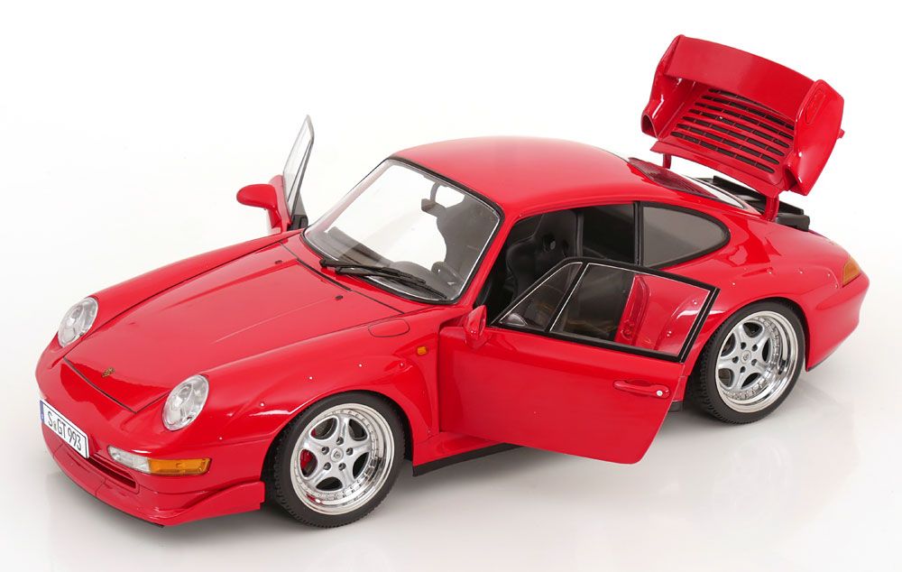 1:12 KK Scale - Porsche 911 (993) GT2 mit Speedline Felgen 1996 rot