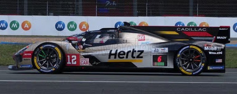 1:43 Spark - Cadillac V-Series.R 5.5L V8 Team Hertz JOTA #12 4th 24h Le Mans 2026 - A. Lynn - N. Nato - W. Stevens