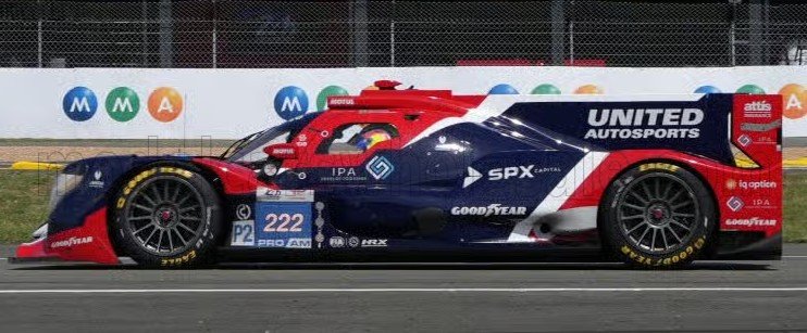 1:43 Spark - Oreca 07 Gibson GK428 4.2L V8 Team United Autosports #222 24h Le Mans 2026 - D. Schneider - B. Hanley - O. Jarvis
