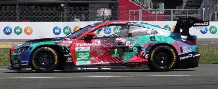1:43 Spark - BMW 4-Series M4 GT3 Evo 3.0L Turbo LMGT3 Team WRT #32 24h Le Mans 2026 - A. Farfus - D. Leung - S. Gelael