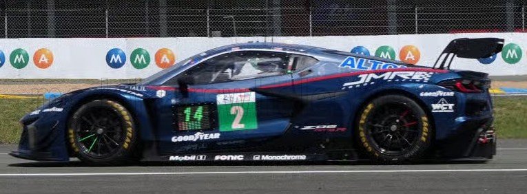 1:43 Spark - Chevrolet Corvette Z06 LMGT3.R 5.5L V8 Team TF Sport #2 24h Le Mans 2026 - Prince Jefri Ibrahim - L. Hanafín