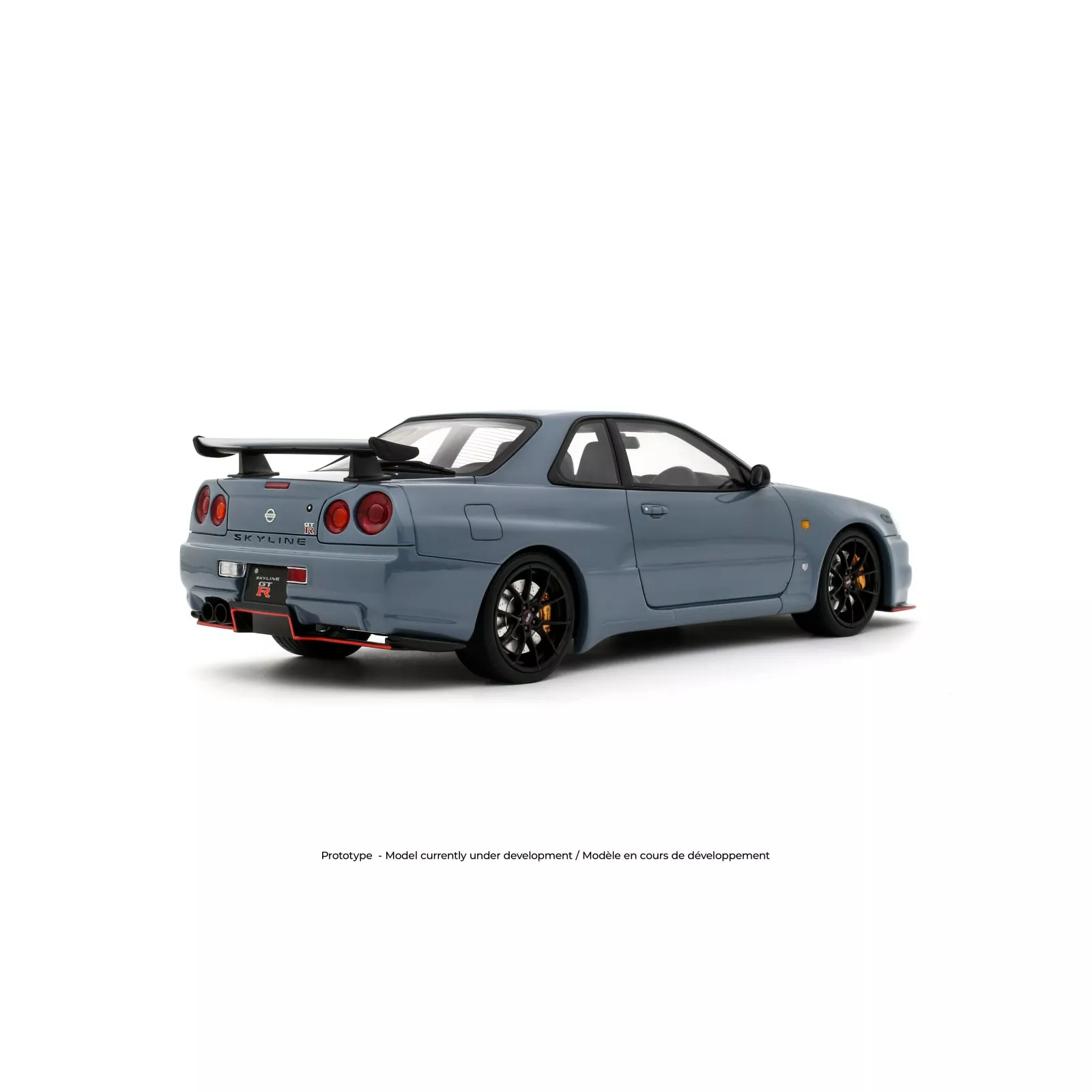 1:18 Otto Mobile - 2025 Nissan Skyline GT-R (BNR34) Coupe Body Kit Grey