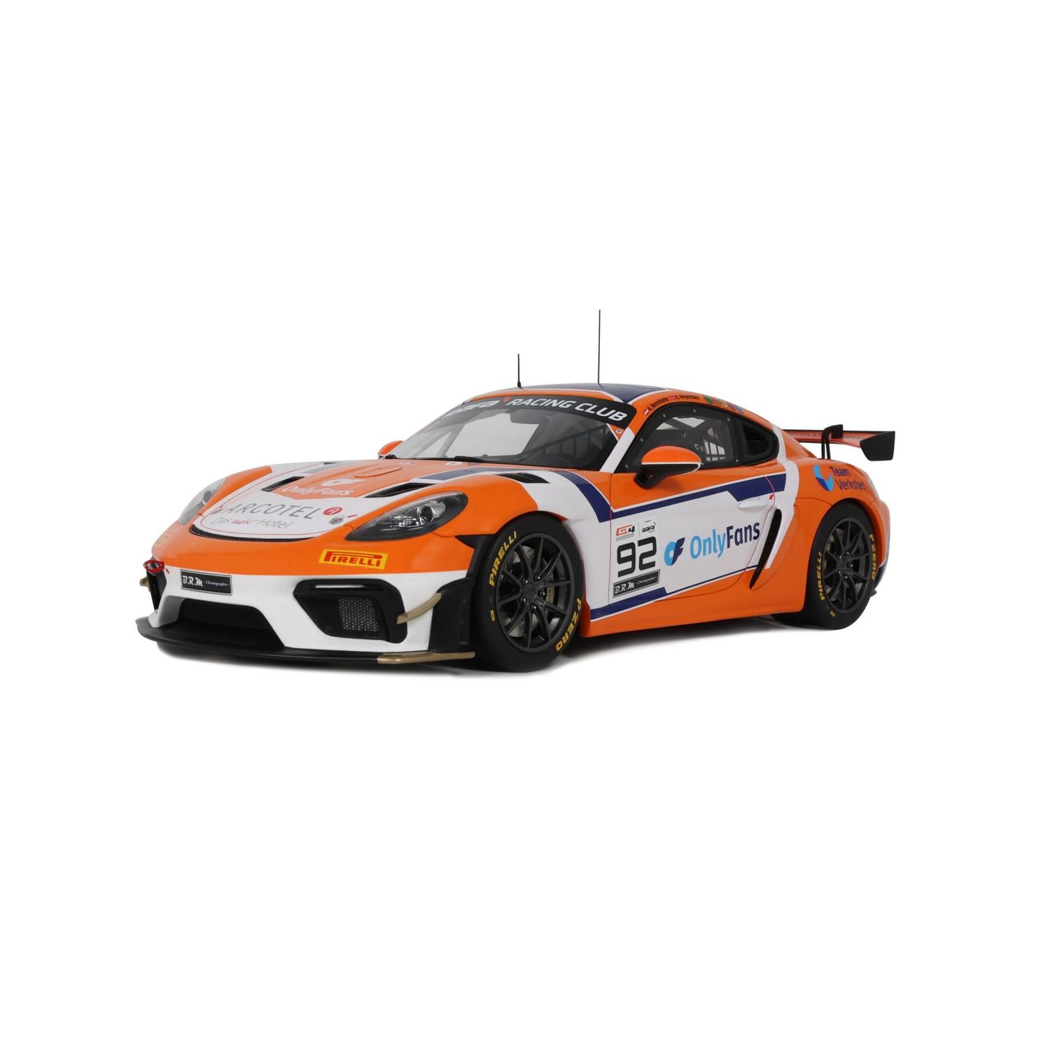 1:18 Otto Mobile - Porsche 718 Cayman GT4 RS #92 Sportclub European Series 2024 - E. Heyerdahl - N. Maloy