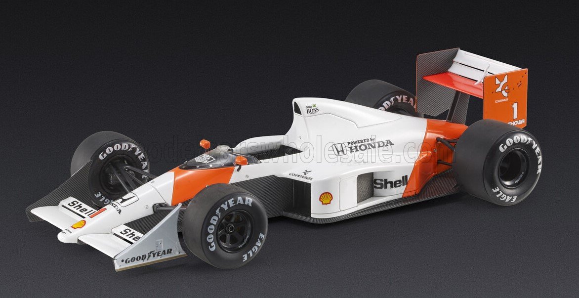 1:18 GP Replicas - McLaren F1 MP4/5 Honda #1 Winner Monaco GP 1989 - A. Senna *With Driver Firgure*