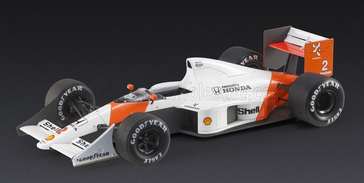 1:18 GP Replicas - McLaren F1 MP4/5 Honda #2 World Champion Winner Italian GP Monza 1989 - A. Prost *With Driver Firgure*