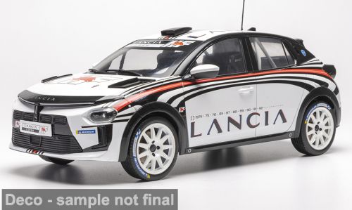1:18 Ixo - Lancia Ypsilon HF Rally4 Test 2024 - M. Biasion