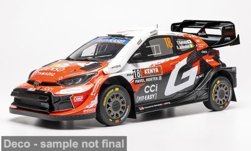 1:18 Ixo - Toyota GR Yaris Rally1 Team Toyota Gazoo Racing #18 Safari Rally Kenya WRC 2026 - T. Katsuta / A. Johnston